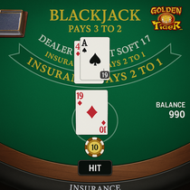 Golden Tiger - Blackjack - Klasikinis kortų žaidimas