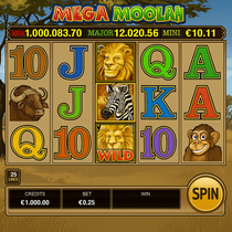 Golden Tiger - Mega Moolah Slot Game