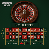 Golden Tiger - Ruletė - Europos ruletė su puikiomis šansomis